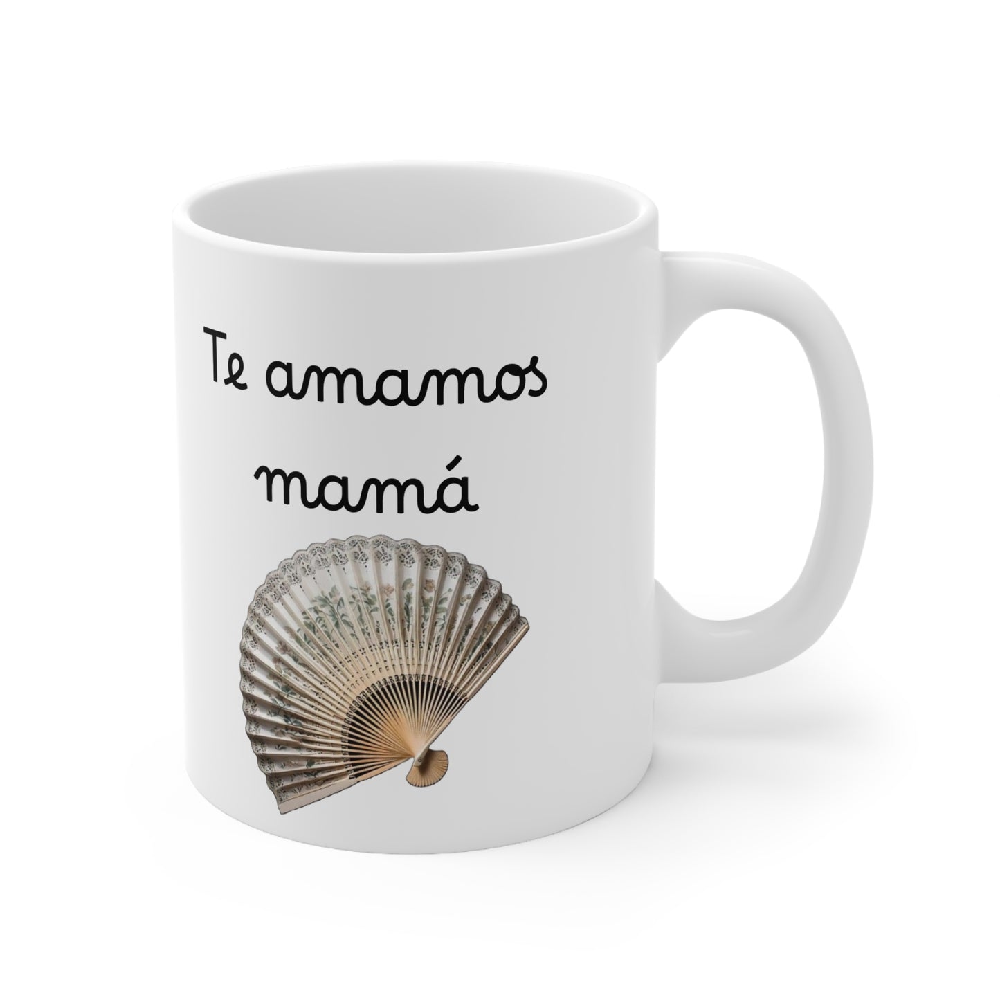 Ceramic Coffee Cups lovefor mother spanish, (11oz, 15oz)