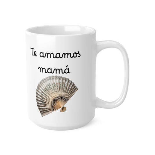 Ceramic Coffee Cups lovefor mother spanish, (11oz, 15oz)