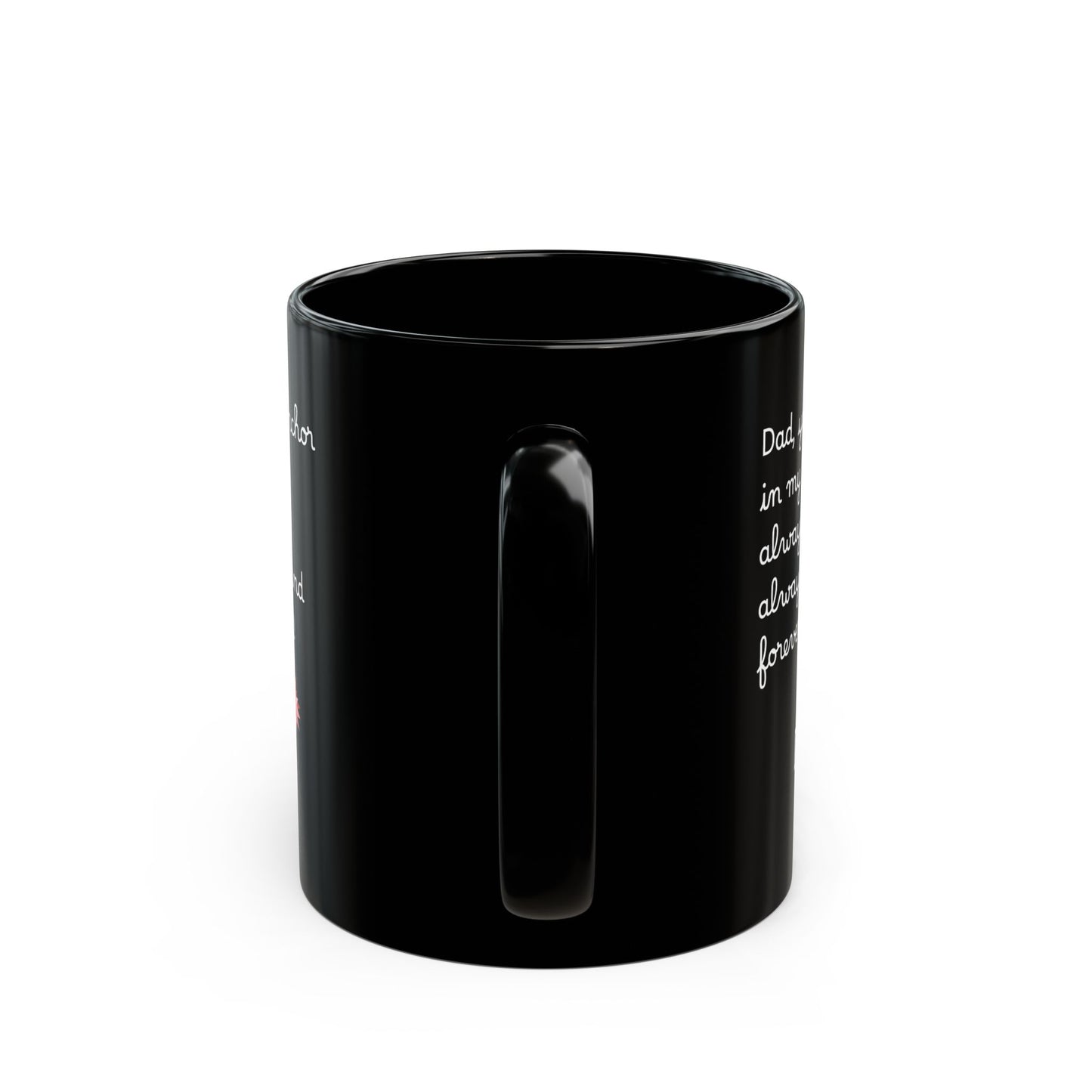 Ceramic Coffee Black Mug English Father (11oz, 15oz)