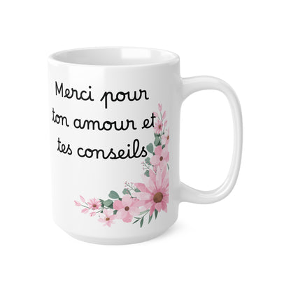 Ceramic Coffee Cups - Mother's Love in France (11oz, 15oz)